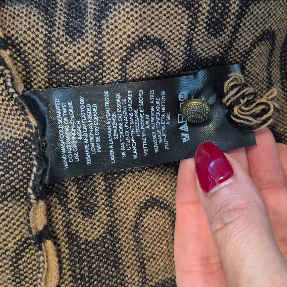 Anthropolgie MAEVE | Mock Neck Sweater Geometric Dress | XL - Picture 8 of 11